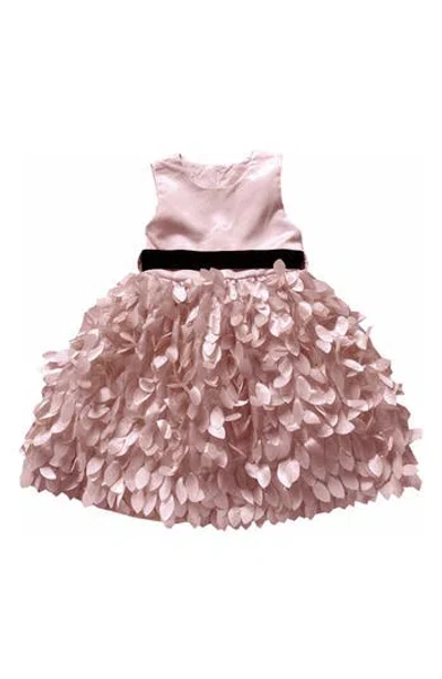 Joe-ella Kids' Fluttering Dress In Pink
