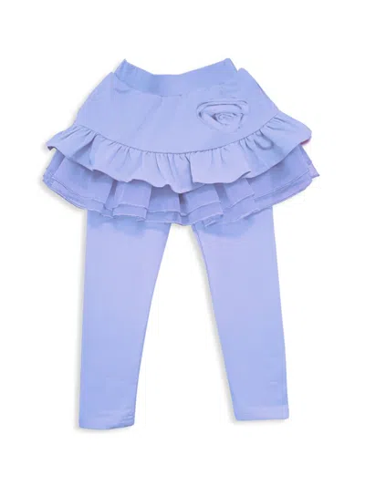 Joe-ella Kids' Little Girl's & Girl's Skirted Leggings In Lilac