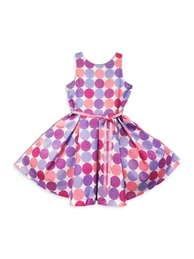 Joe-ella Kids' Little Girl's & Girl's Trina Fit & Flare Dress In Lilac