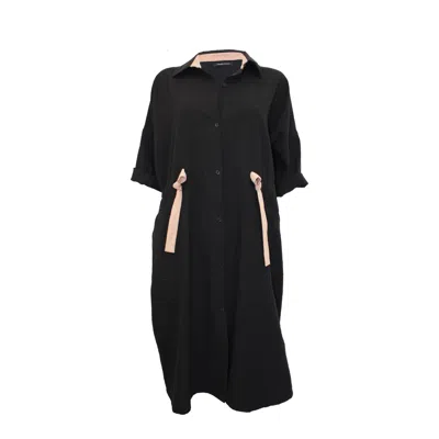 Joeleen Torvick Women's Black Shiloh Shirt Dress