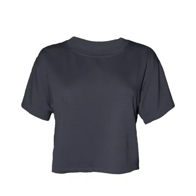 Joeleen Torvick Women's Cropped Box Top Tee - Black