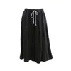 Joeleen Torvick Women's Pleated Linen Culottes - Black In Black