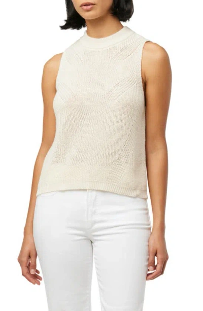 Joe's Cotton Sweater Tank Top In Ivory