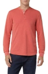 JOE'S DOUBLE FACE THERMAL HENLEY SHIRT