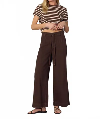 Joe's Jeans Addison Wide Leg Pant In Coffee In Brown