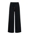 Joe's Jeans The Addison Black Linen-blend Pant In Black