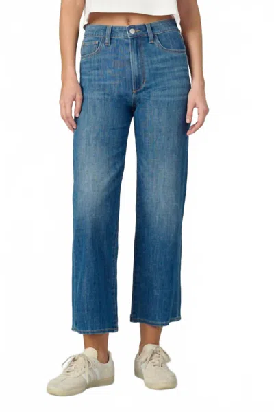 Joe's Jeans Blake Cropped Wide Leg Jeans In Distraction In Blue