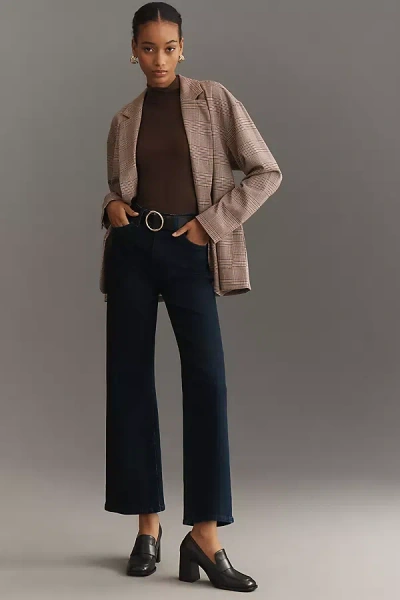 Joe's Jeans Blake High-rise Wide-leg Crop Jeans In Blue
