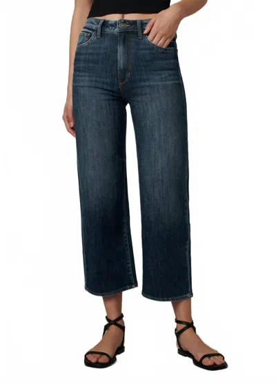 Joe's Jeans Blake High Rise Wide Leg Crop Jeans In Home Girl In Blue