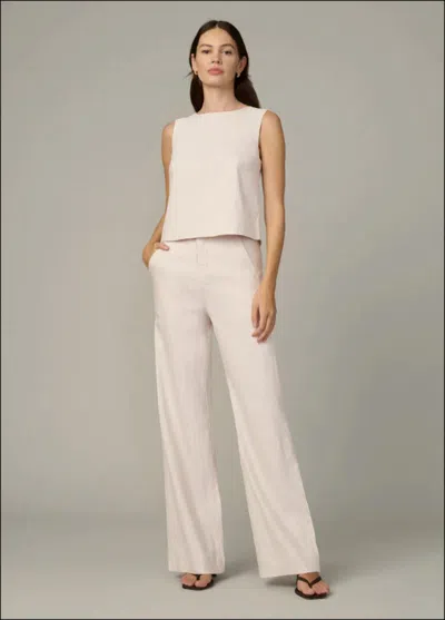 Joe's Jeans Boat Neck Shell Top In Micro Stripe In Multi