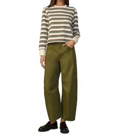 Joe's Jeans Bowie Horseshoe-shaped Pant In Ivy In Metallic