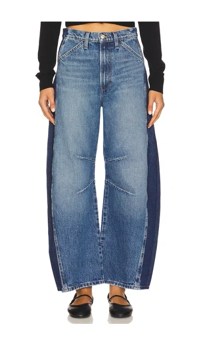 Joe's Jeans Bowie Two Tone Horseshoe Jeans In Blue