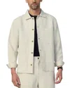 Joe's Jeans Button Front Overshirt In Flax