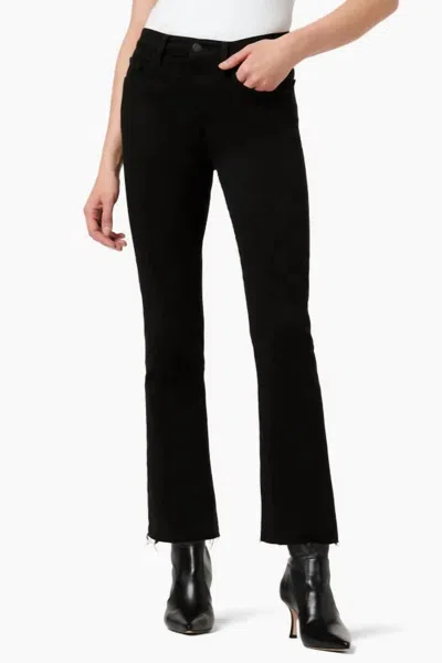 Joe's Jeans Callie Boot Jean With Raw Hem In Black