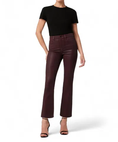 Joe's Jeans Callie Coated Jean In Rum Raisin In Brown
