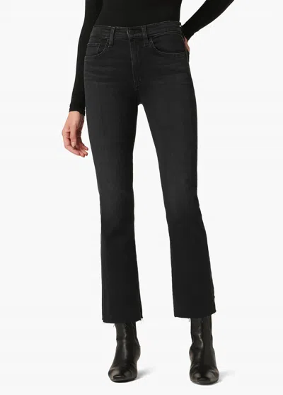 Joe's Jeans Callie Cropped Bootcut Jean With Raw Hem In Delphine In Purple