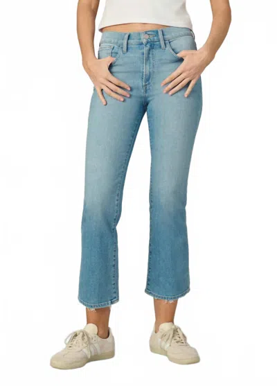 Joe's Jeans The Callie Cropped Bootcut Snatched Jean In Blue