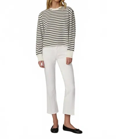 Joe's Jeans Callie High Rise Cropped Bootcut Jeans In White