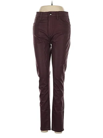 Pre-owned Joe's Jeans Casual Pants In Burgundy