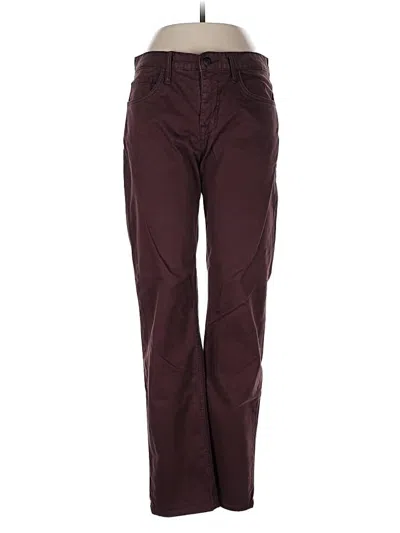 Pre-owned Joe's Jeans Casual Pants In Burgundy