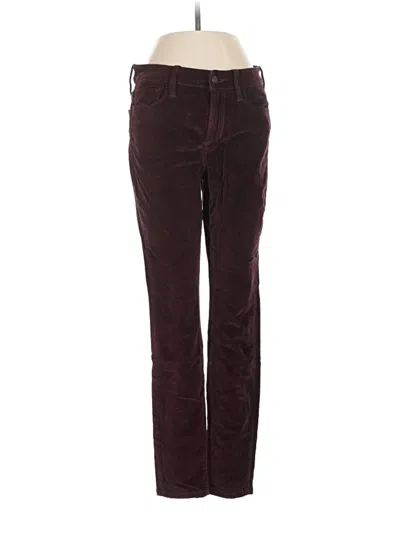 Pre-owned Joe's Jeans Casual Pants In Burgundy