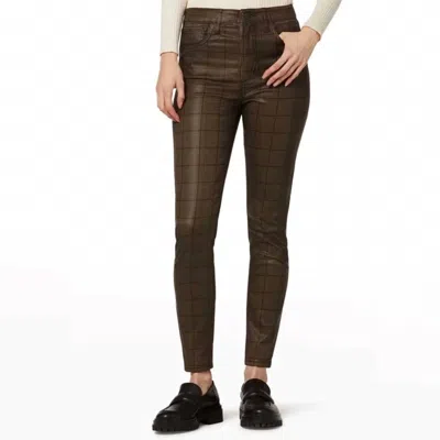 Joe's Jeans Charlie High Rise Ankle Coated Jeans In Butterscotch In Brown