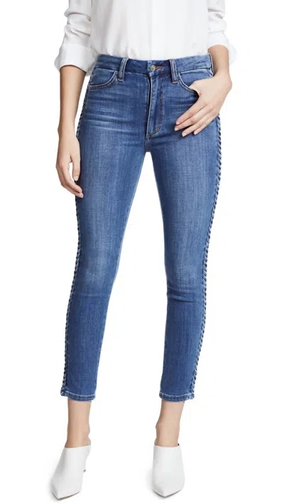 Joe's Jeans Charlie High Rise Skinny Ankle Jeans In Pandora In Animal Print