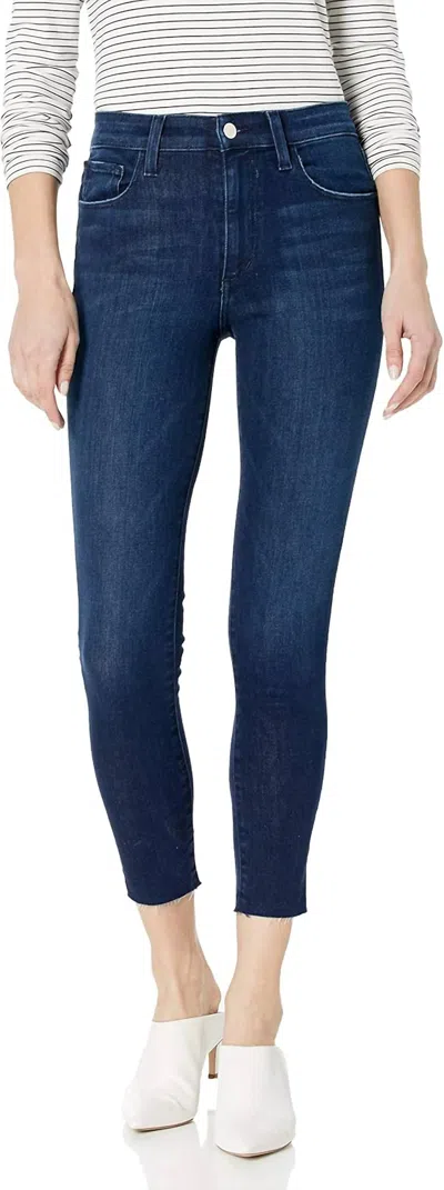 Joe's Jeans Charlie High Rise Skinny Crop Jean In Snapdragon In Blue
