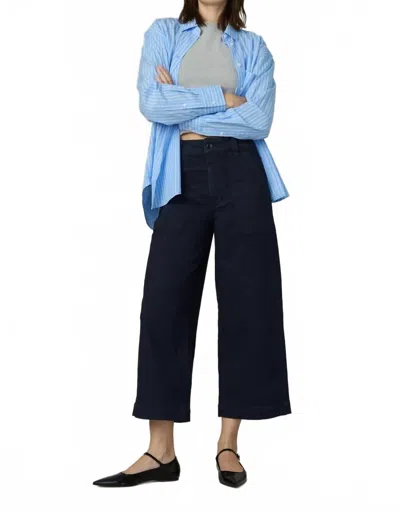 Joe's Jeans Chloe Utility Wide Leg Crop Pants In Night Sky In Blue