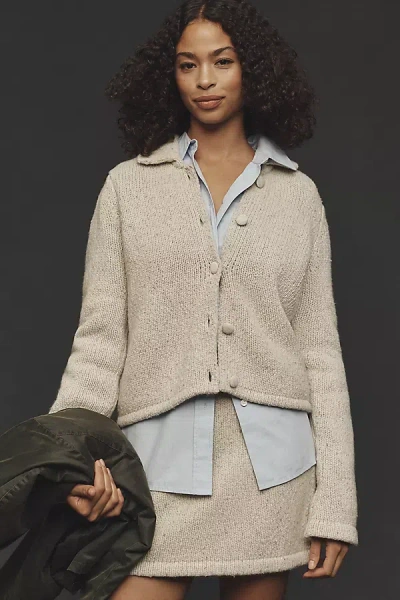Joe's Jeans Collared Cardigan Sweater In Neutral