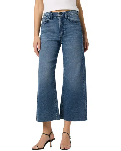 Joe's Jeans Crop Bolivia Wide Leg Jean In Blue
