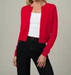 Joe's Jeans Dani Cashmere Cardigan In Holiday Red In Multi