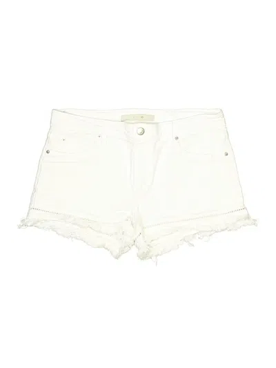 Pre-owned Joe's Jeans Denim Shorts In Ivory