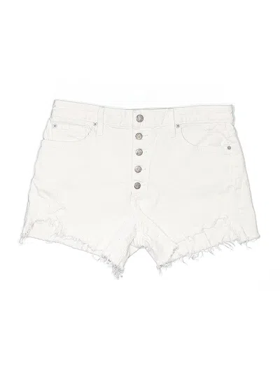 Pre-owned Joe's Jeans Denim Shorts In White