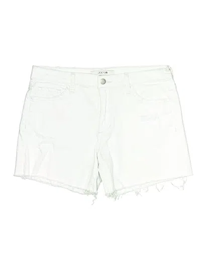 Pre-owned Joe's Jeans Denim Shorts In White