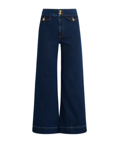 Joe's Jeans Denim Trousers With Belt Loops In Indigo