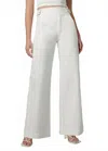 Joe's Jeans Double Buckle Sailor Pants In Optic White In White