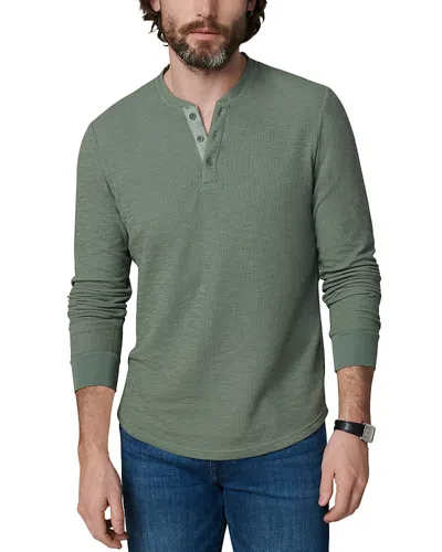 Joe's Jeans Dwight Essential Double Face Henley In Agave