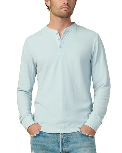 Joe's Jeans Dwight Essential Double Face Henley In Poolside
