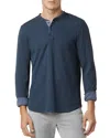 Joe's Jeans Dwight Essential Double Face Henley In Vintage Navy