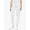 Joe's Jeans Flawless The Charlie Hennie High Rise Skinny-ankle Jeans In White In White