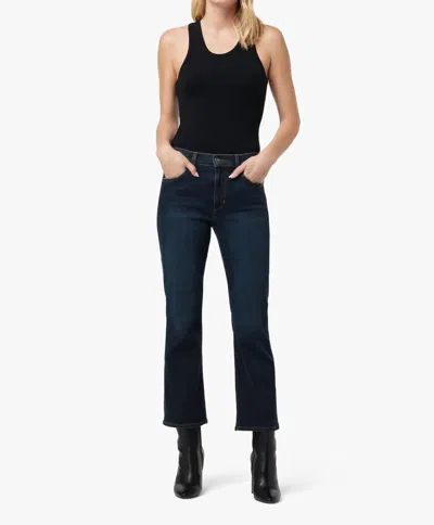 Joe's Jeans Fowler Callie High Rise Cropped Bootcut Jeans In Blue In Black