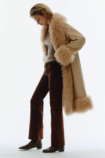 Joe's Jeans Frankie Mid Rise Bootcut Jeans In Brown