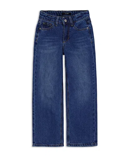 Joe's Jeans Girls' Mia Wide Leg Core Jeans - Little Kid In Blue