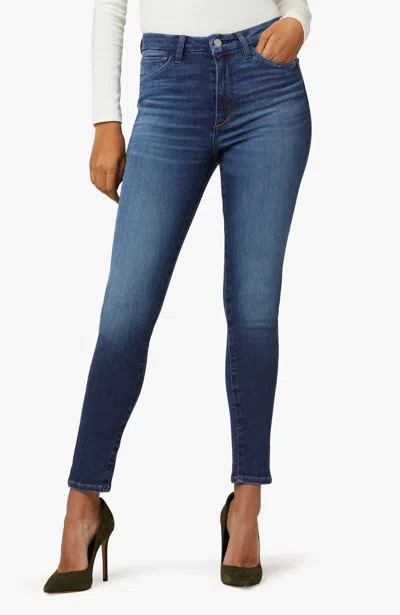 Joe's Jeans Evening High-rise Skinny Ankle Jean In Blue