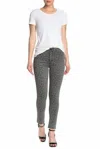 Joe's Jeans High Rise Leopard Print Skinny Jeans In Green In Green