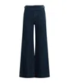Joe's Jeans The Double Buckle Wide Leg Sailor Pants Out Of Control In Black