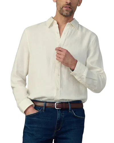 Joe's Jeans Jakob Oversized Button Front Linen Shirt In Sea Salt