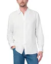 Joe's Jeans Jakob Relaxed Fit Linen Shirt In White