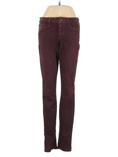 Pre-owned Joe's Jeans Jeans In Burgundy